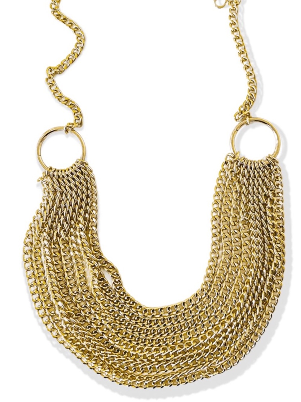 New Pebby Forevee Golden Layered Chains Statement Belt ~ Waist Chain Accessory - Picture 5 of 14
